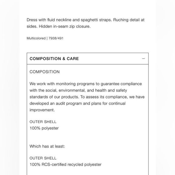 Zara tie dye printed midi dress - Picture 6 of 6